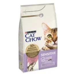 Purina Cat Chow 1,5kg Sensitive lazaccal macskatáp 