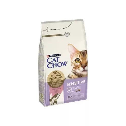 Purina Cat Chow 1,5kg Sensitive lazaccal macskatáp 