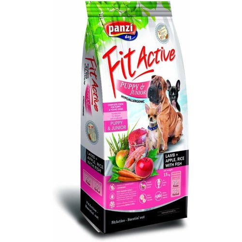 FitActive Puppy & Junior Hypoallergenic Lamb & Apple+Rice 15kg