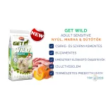 Panzi GetWild 15kg Adult Sensitive Rabbit&Beef with Pumpkin' (Nyúl-Marha-tök)(chicken&wheat free)