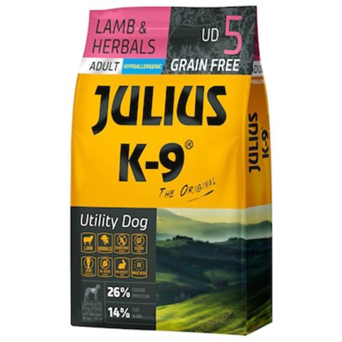 Julius K-9 Utility Dog Adult Hypoallergenic Lamb & Herbals 10kg