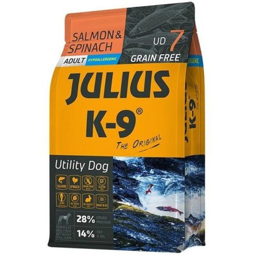 Julius K-9 Utility Dog Adult Hypoallergenic Salmon & Spinach 3kg