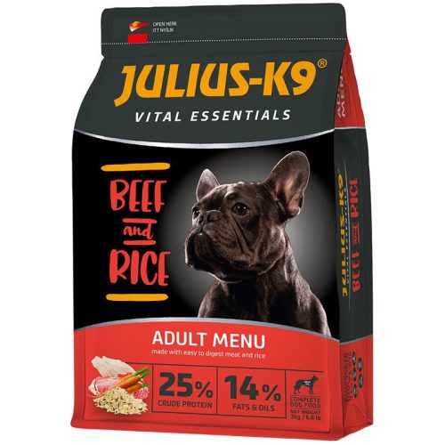 Julius K-9 Vital Essentials Adult Beef & Rice 3kg