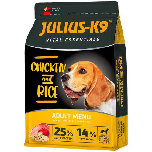 Julius K-9 Vital Essentials Adult Chicken & Rice 3kg