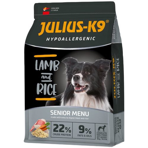 Julius K-9 Senior Hypoallergenic Lamb & Rice 3kg