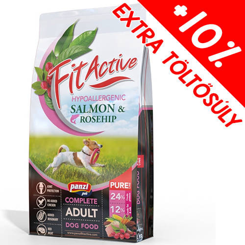 FitActive PURE 12kg +1,2kg Hypoallergenic SALMON-ROSEHIP