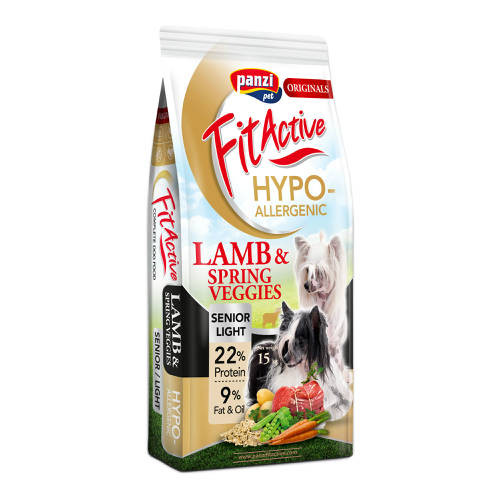 FitActive 15kg SENIOR/LIGHT HYPOALLERGENIC Lamb&Spring Veggies