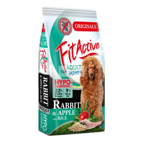 FitActive Wheatfree 12+1.2kg Adult Hypoallergenic RABBIT