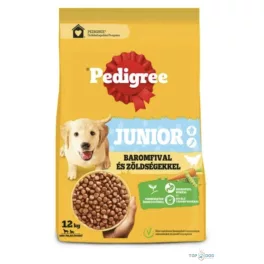 PEDIGREE Junior M/L Baromfi zöldség 12kg