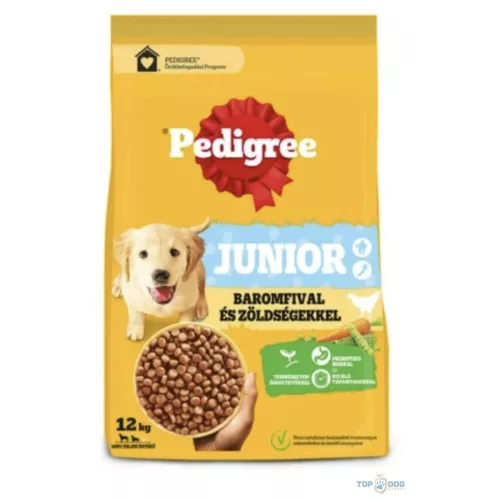 PEDIGREE Junior M/L Baromfi zöldség 12kg
