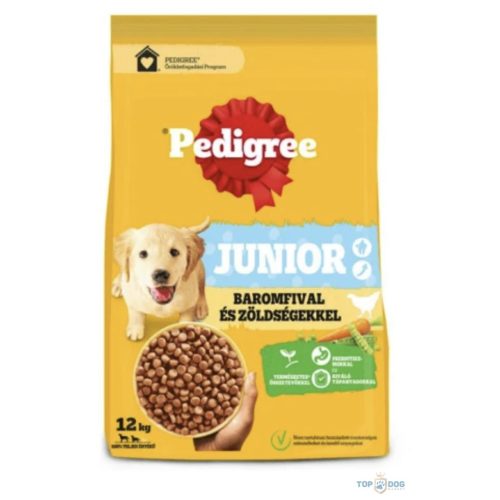 PEDIGREE Junior M/L Baromfi zöldség 12kg