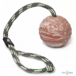   Julius-K9 IDC Ball - játék (kaucsuk labda, zsinórral) kutyák részére (Ø70mm)