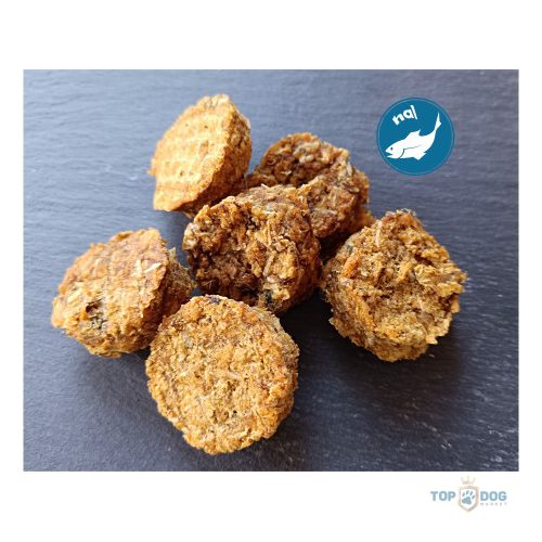 Teomann szárított tőkehal tallérok lazaccal 100g