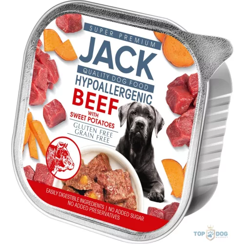 Jack Hipoallergén pástétom 150g Marhahús édesburgonyával