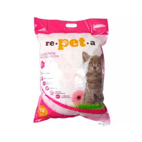 Repeta 16L/6,5kg szilikonos macskaalom virágos 