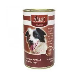 Alfi dog konzerv májas 1240g