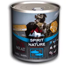 Spirit of Nature Dog konzerv Tonhallal és lazaccal 800gr