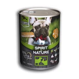   Spirit of Nature Dog konzerv Bárányhússal és nyúlhússal 415g