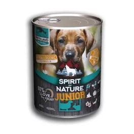   Spirit of Nature Dog konzerv Junior Bárányhússal és Nyúlhússal 415gr
