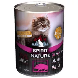Spirit of Nature Cat  Adult Vaddisznó 415g 