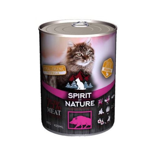 Spirit Cat Adult Vaddisznó 415g 