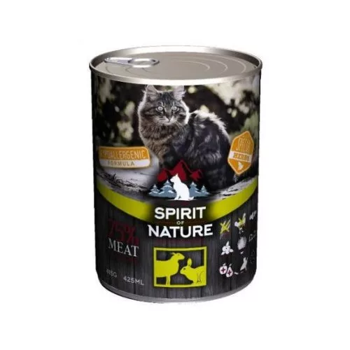 Spirit of Nature Cat Adult Bárány-Nyúl 415g 