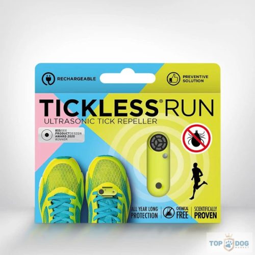 TICKLESS RUN Neon Sárga ultrahangos kullancsriasztó