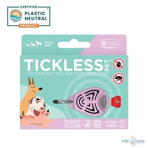 TickLess Pet Ultrahangos kullancs és bolhariasztó PINK