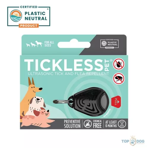 TickLess Pet Ultrahangos kullancs és bolhariasztó BLACK