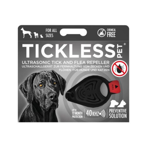 TickLess Pet Ultrahangos kullancs és bolhariasztó BLACK