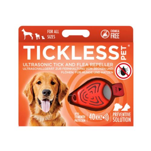 TickLess Pet Ultrahangos kullancs és bolhariasztó ORANGE