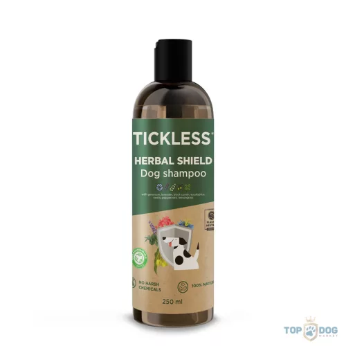 Tickless® Herbal Shield – kutyasampon nagy sétákhoz 250ml