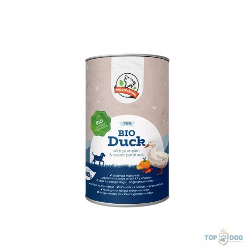 BIO KACSA párolt komplett menü kutyáknak 400g