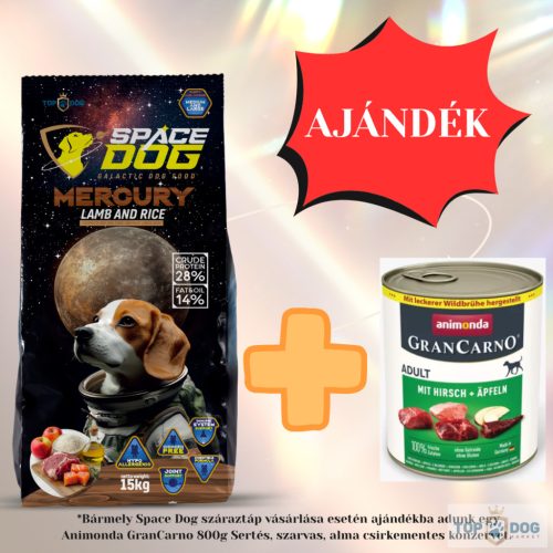 Space Dog Mercury Lamb and Rice Puppy&Junior 15 kg