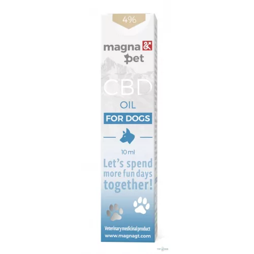 Magnapet CBD olaj 4% kutyáknak 10ml