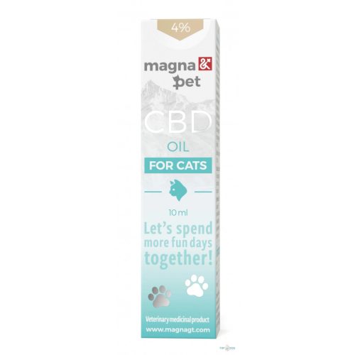 Magnapet CBD olaj 4% macskáknak 10ml