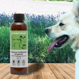   Természetes élőflórás probiotikum kutyáknak 250 ml, Greenman