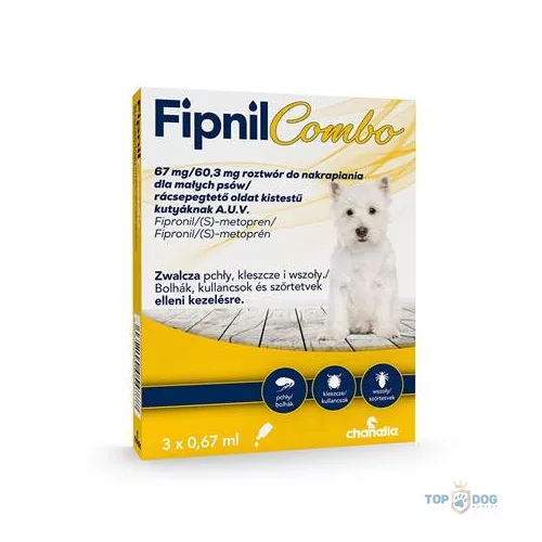 Fipnil Combo Spot On Small Dog 2-10kg 3 db/doboz