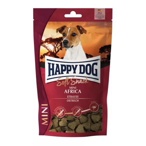 Happy Dog Soft Snack MINI Africa kistestű kutyáknak 6 x 100gr