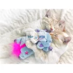 Cuddle Pal plüss egyszarvú, lila melegítős játék