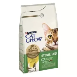   Purina Cat Chow 1,5kg Steril / Ivartalanított csirkés száraztáp 
