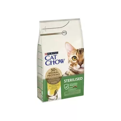 Purina Cat Chow 1,5kg Steril / Ivartalanított csirkés száraztáp 