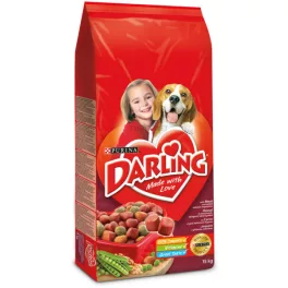   DARLING marhával és csirkével zöldségekkel száraz kutyaeledel 15kg