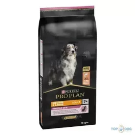   Purina Pro Plan 14kg Medium & Large Adult 7+ Sensitive Skin lazac (7 éves vagy feletti kutyáknak)