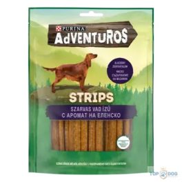 ADVENTUROS Strips kutya jutalomfalat szarvas 90gr