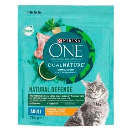  PURINA ONE DualNature 750gr Spirulinával csirkében gazdag száraz eledel felnőtt macskáknak