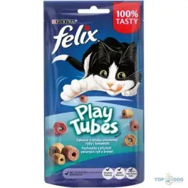   FELIX Play Tubes macska jutalomfalat sült hal és garnélarák ízben 50gr