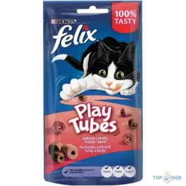   FELIX Play Tubes macska jutalomfalat pulyka sonka ízben 50gr