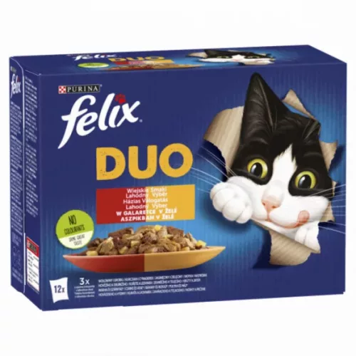 Felix 24x85g DUO Házias válogatás aszpikban 