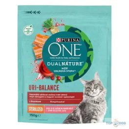   PURINA ONE 750gr DualNature Sterilcat lazac tőzegáfonyával (ivartalanított macskáknak)
